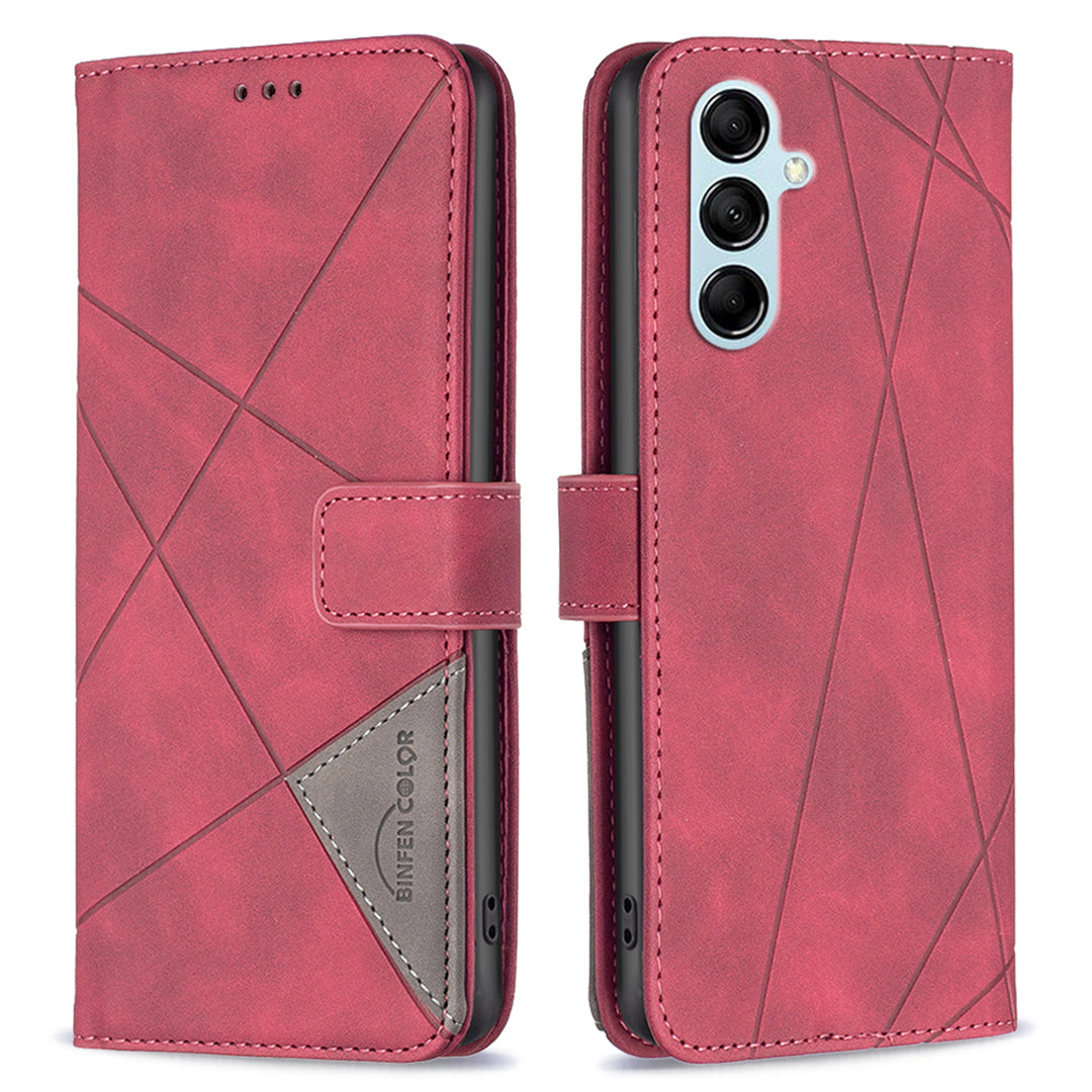 BINFEN COLOR BF05 til Samsung Galaxy M14 5G påtrykt PU-læderetui Pungstandscover BINFEN COLOR BF05 til Samsung Galaxy M14 5G påtrykt PU-læderetui Pungstandscover